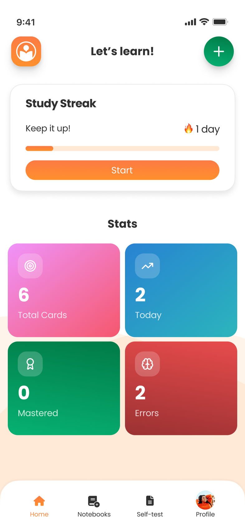 Stats App Screen